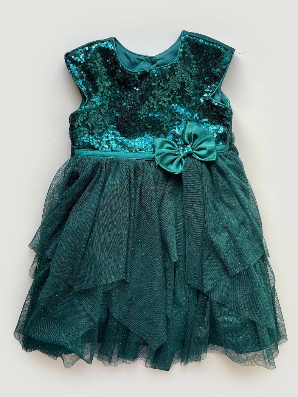 Jona Michelle Green Sparkly Party Dress for Girls Size 3T